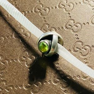 Green Eye Pandora Charm pretzel shape